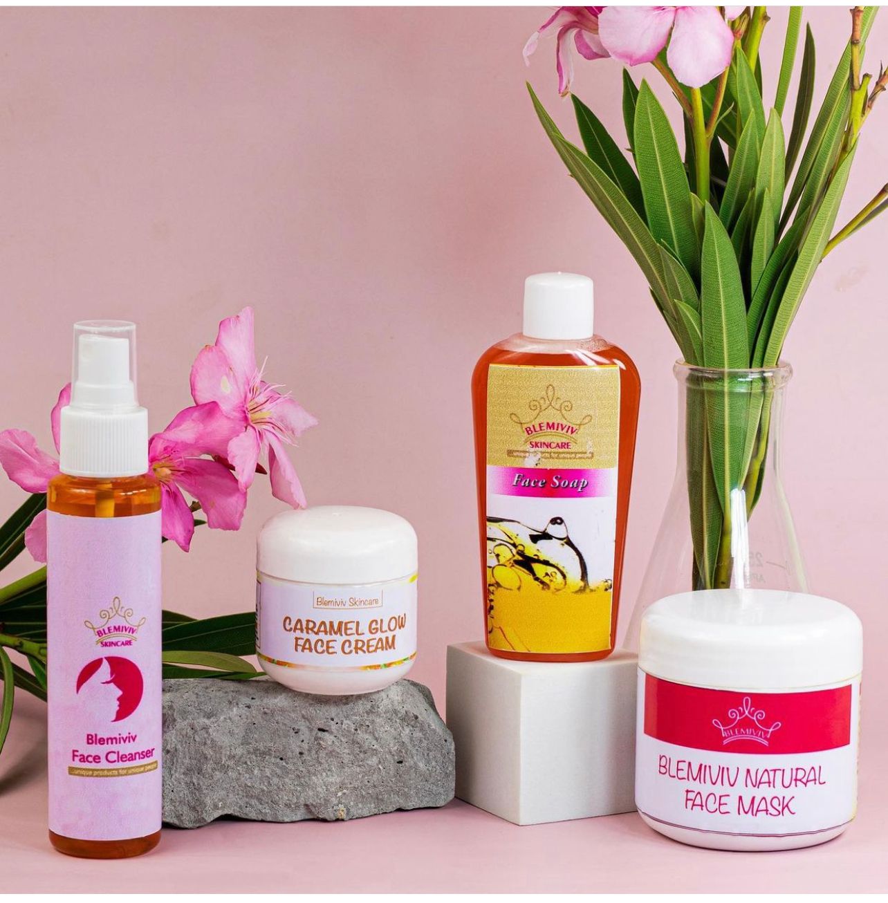 Caramel Face Kit Blemiviv Skin Care